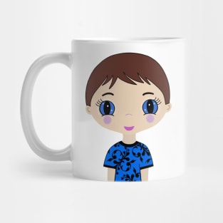 Blue Eye Boy Mug